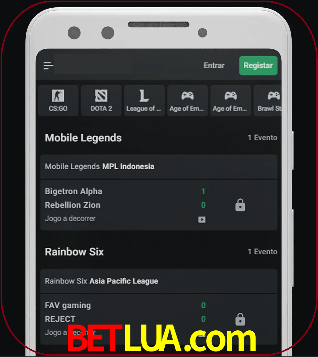 Esportes permitem apostar nos maiores torneios.