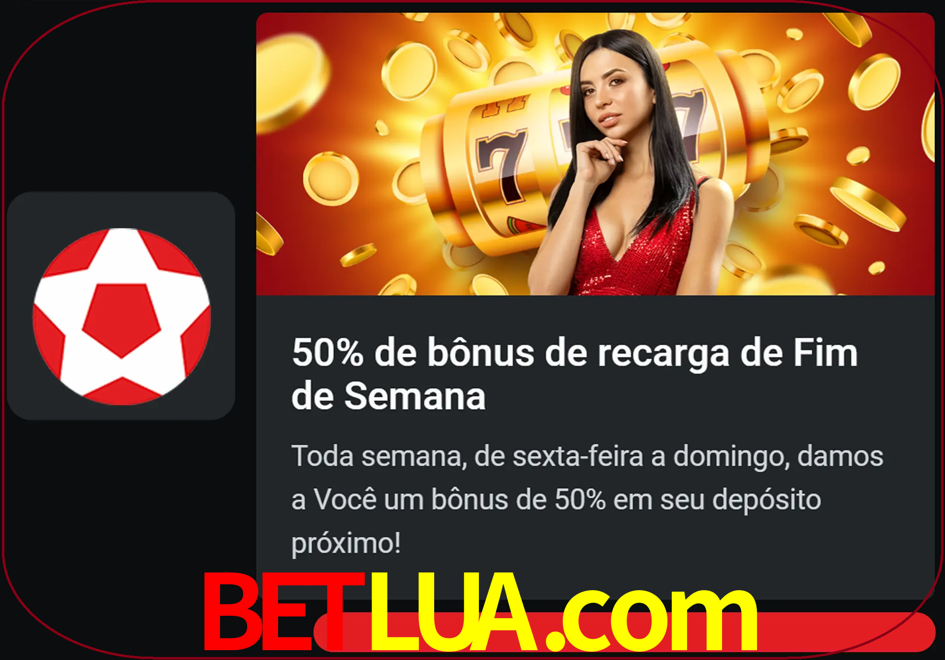 Volte a cada semana para receber novos bônus em dinheiro.