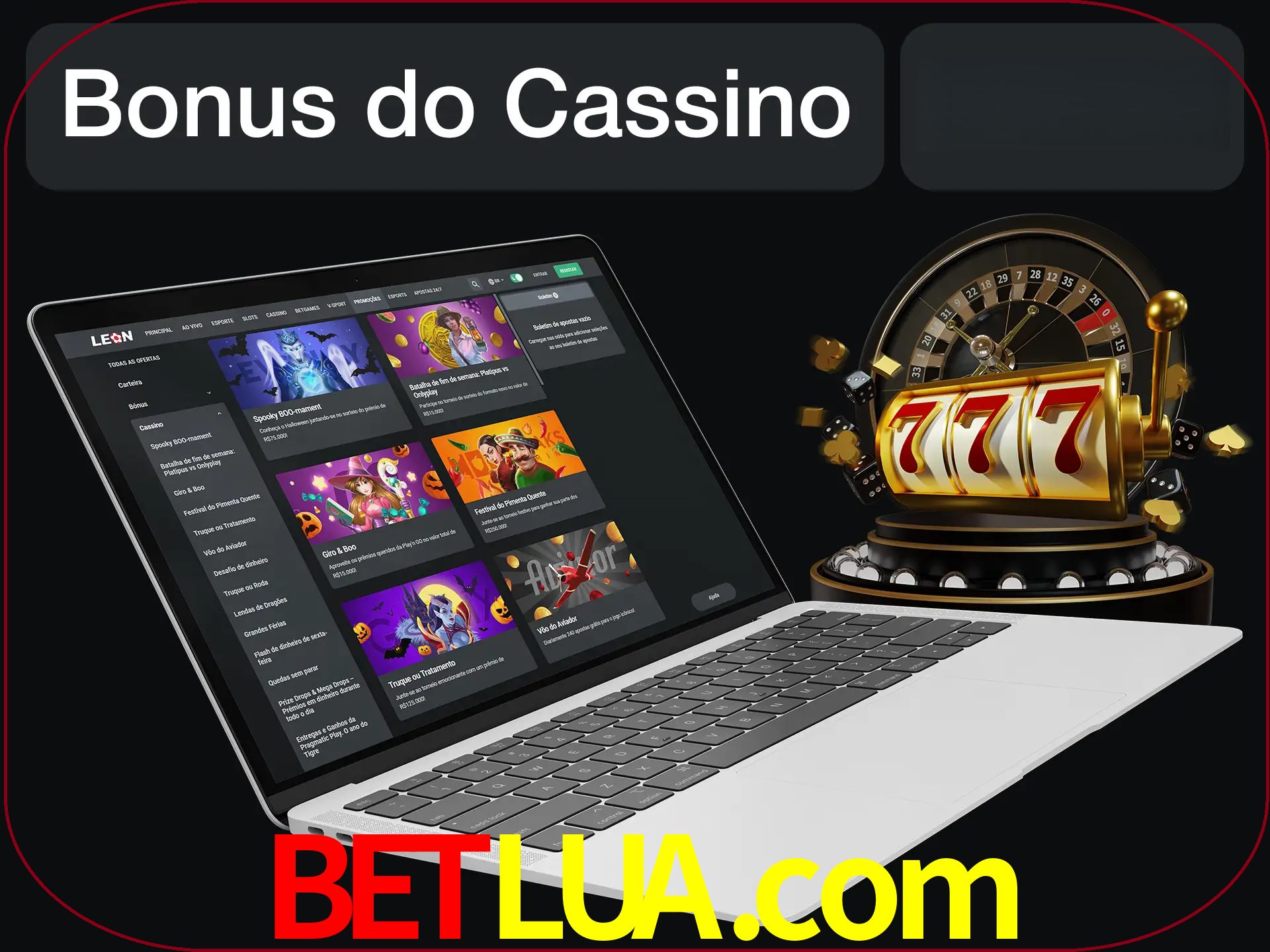 Use o bônus do cassino para começar melhor.